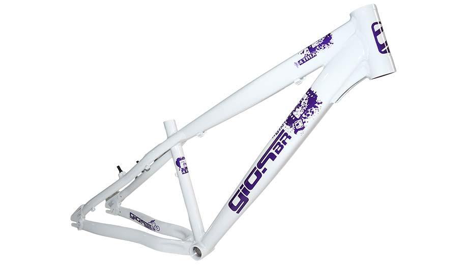 Quadro Giosbr 26 4TRIX Branco Com Roxo