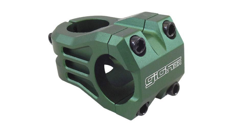 Suporte Guidão Giosbr Alumínio CNC Modelo RAPTOR-1 Ahead Over Para Guidão 31.8mm Verde